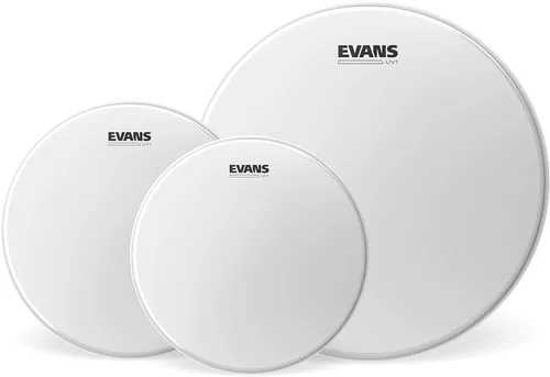 Vista 7 de Evans Cabezales de batería - G1 Clear Standard Tompack (12 pulgadas, 13 pulgadas, 16 pulgadas)