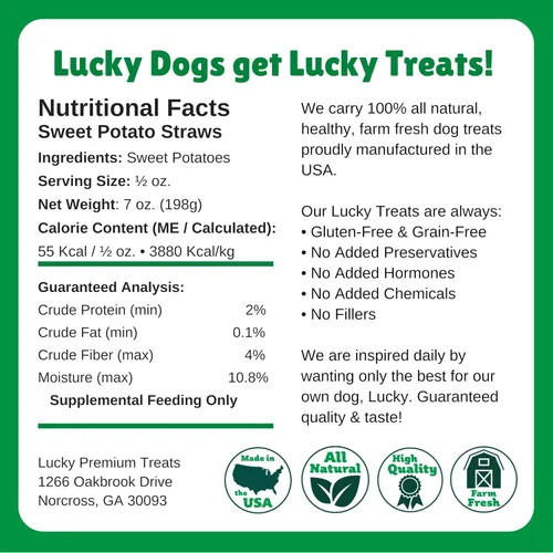 Vista 6 de Golosinas para Perros de Tiras de Batata de 7 oz. – Completamente Naturales, Golosinas Vegetales Masticables para Perros Pequeños y Medianos