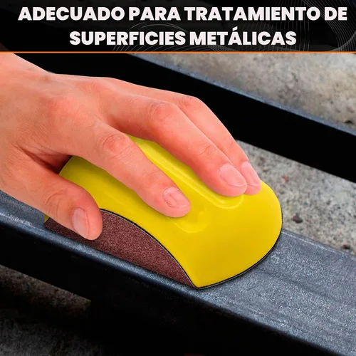 Vista 6 de Bloques de lijado de ratón para madera, bloque de lijadora de ratón, herramientas de carrocería automática, almohadillas de lijado de mano