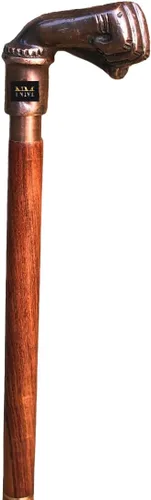 Vista 9 de Bastón de latón, bastón con puño náutico, bastón tallado, hecho a mano, decorativo, plegable, estilo steampunk, bastones para caballeros