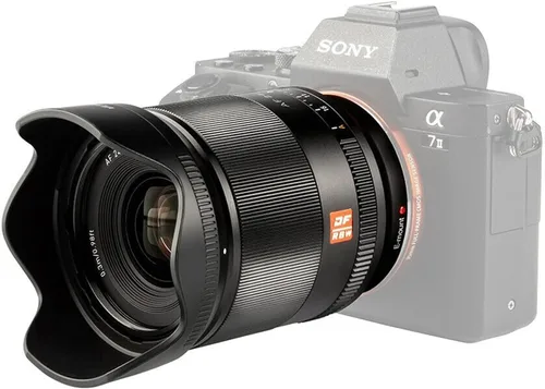 Vista 7 de VILTROX Lente de enfoque automático gran angular de marco completo F1.8 f/1.8 FE de 0.945 in para cámara Sony E-Mount a7R4 A7III A7III A7S2 A5100