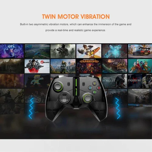 Vista 5 de Hycarus 2.4 GHZ Wireless Gamepad Controller Compatible with Xbox OneOne S One X PS3 PC (Green)