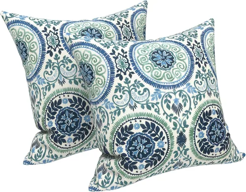Vista 36 de LVTXIII - Juego de fundas para cojines de sofá o sillón de exteriores, para lumbar, no se decoloran, 2 unidades de 12" x 20", con relleno, estampado