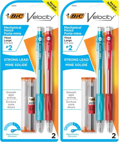 Vista 5 de BIC Velocity - Lápiz mecánico original, punta gruesa (0.035 in), 2
