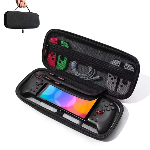 Hori Split Pad Pro - ZBRO - Funda rígida para Nintendo Switch Split Pad Pro Controller - Compatible con 20 ranuras de juego, protección de botón,