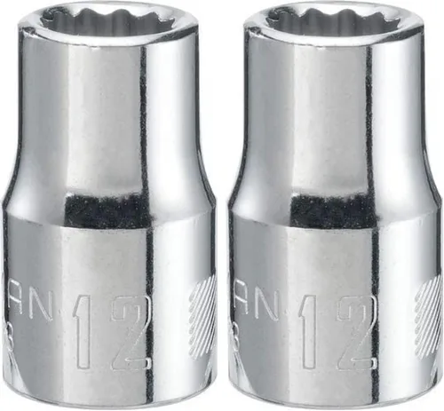 Vista 12 de CRAFTSMAN Llave poco profunda, métrica, accionamiento de 1/2 pulgada, 10mm, 12 puntas (CMMT44232)