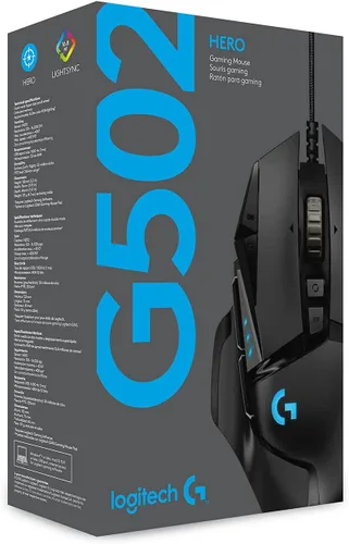 Vista 9 de Logitech G502 Lightspeed - Mouse inalámbrico para juegos, Negro