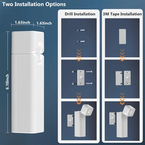 Vista 7 de Yochoice Aplique de pared recargable con batería con luz nocturna, lámpara de pared inalámbrica de 4000 mAh, lámpara de lectura LED regulable