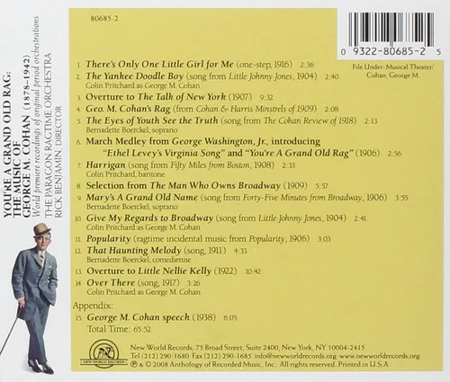 Vista 2 de You're A Grand Old Rag The Music of George M. Cohan