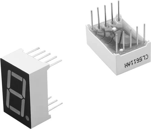 Vista 10 de Othmro 5pcs ánodo común pantalla LED tubo digital 3 bits 7 segmento negro 11pin con una buena salida de luz uniforme