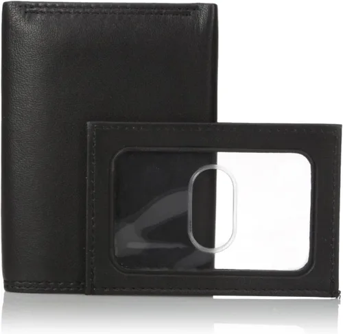 Vista 5 de Buxton Emblema para hombre - Cartera de piel con tres pliegues