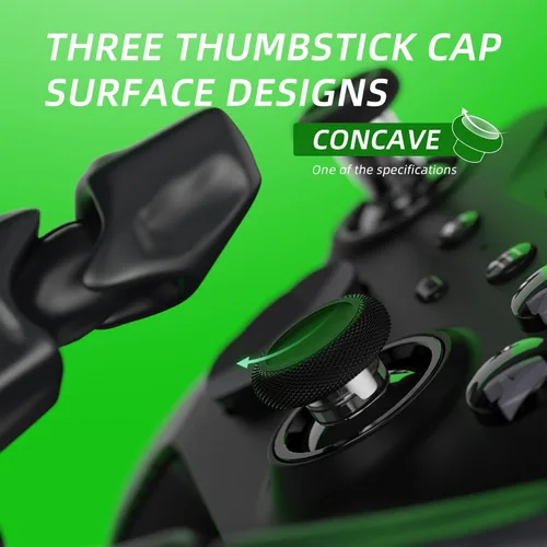 Vista 8 de eXtremeRate Kit de paquete de componentes 13 en 1 para controlador Xbox Elite Series 2, 6 palancas de metal y herramienta de ajuste, 2 almohadillas