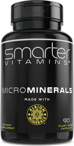 15 mg de glicinato de zinc de Albion® 6 minerales esenciales de bisglicinato, manganeso, boro, cromo, selenio, suplemento de molibdeno, 90 cápsulas