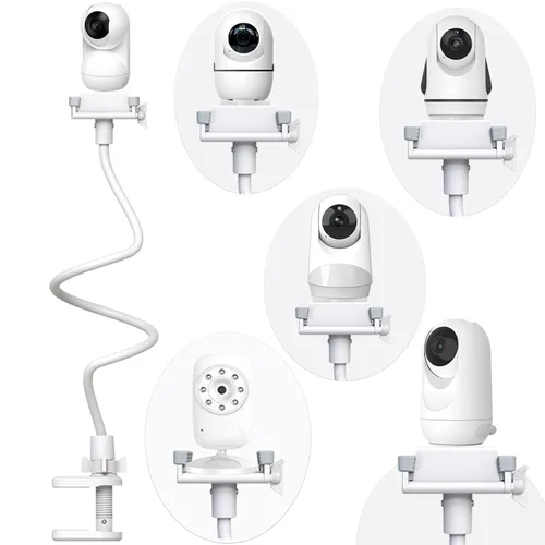 Soporte flexible para monitor de cámara de bebé, compatible con Momcozy, HelloBaby HB6550/HB65/HB66/HB6560/iFamily, Blemil, GoodBaby, OKAIDI,