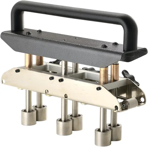 Vista 4 de Malco Rodillo de borde de tres estaciones ER3 Ajuste rápido de 5/8 a 4 pulgadas en acero 29-22ga Herramienta de rodillo de doblado de techos