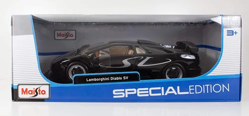 Vista 9 de Maisto - Escala 1/18 compatible con Lamborghini Diablo SV (negro)