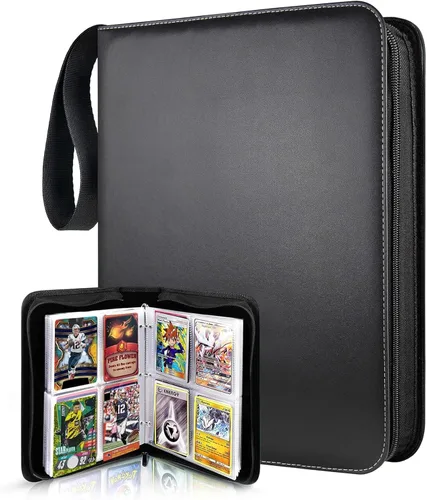 Vista 12 de Carpeta de 9 bolsillos TONESPAC 900 para tarjetas de baloncesto, fútbol, tarjetas deportivas, para tarjetas de intercambio, estuche