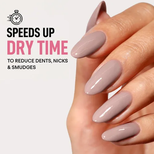 Vista 3 de LONDONTOWN kur Flash Dry Top Coat 0.4 fl oz