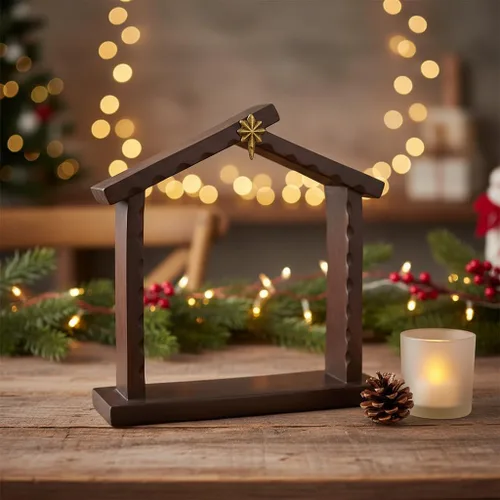 Vista 5 de Comfy Hour Figurilla, decoración de pesebre navideño