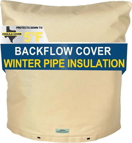 Vista 15 de Cubierta para prevención de reflujo aislada (5˚F) con tela gruesa de 7 capas, 14" de ancho x 18" de alto con capa de papel de aluminio cubierta