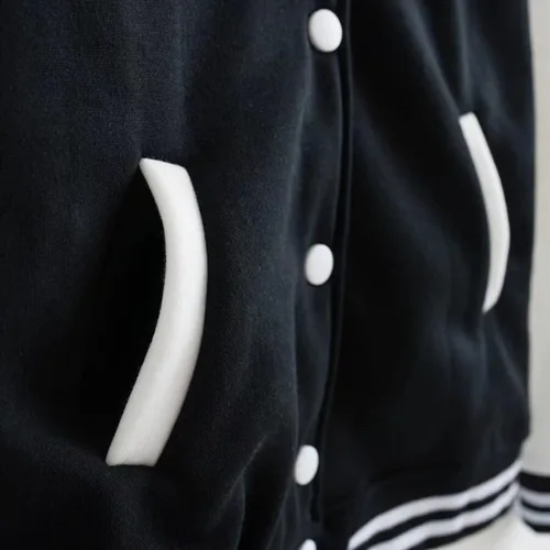 Vista 4 de Kpop Varsity Chaqueta de béisbol Love Yourself V Jimin SUGA Jungkook Sudadera con capucha