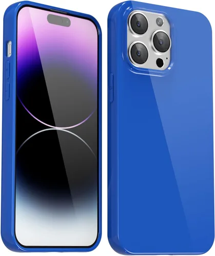 Vista 273 de Svanove para iPhone 7 Plus/ 8 Plus, funda de silicona, de goma suave brillante y gel de jey lindo, funda protectora de plástico simple y lisa