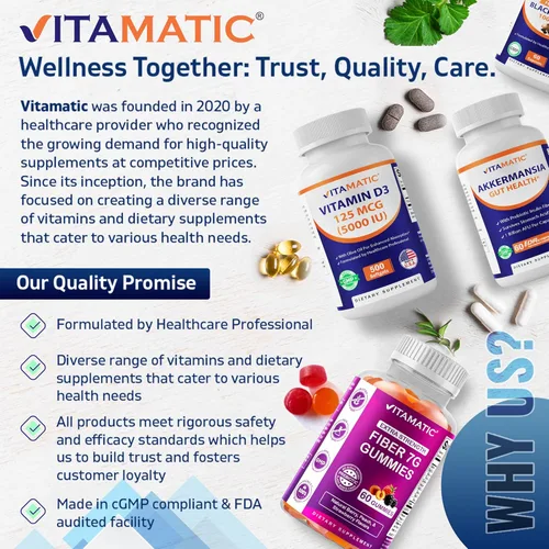 Vista 6 de Vitamatic Enzima de lactasa 9000 FCC 240 comprimidos - Caplets de alivio para la intolerancia a la lactosa