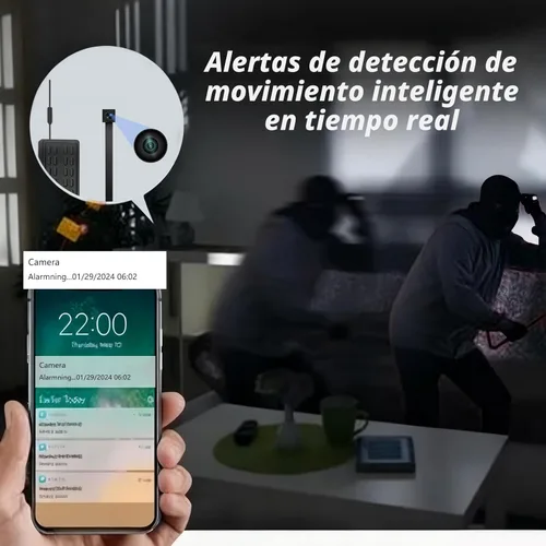 Vista 4 de Mini cámara oculta DIY módulo, cámaras inalámbricas HD 4K, pequeña cámara de niñera WiFi, cámara de seguridad pequeña portátil para el hogar