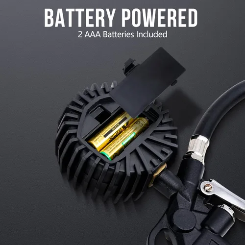 Vista 8 de Medidor digital de presión de neumáticos con inflador, accesorios de compresor de aire de 3-250 PSI con acoplador de conexión rápida, accesorios