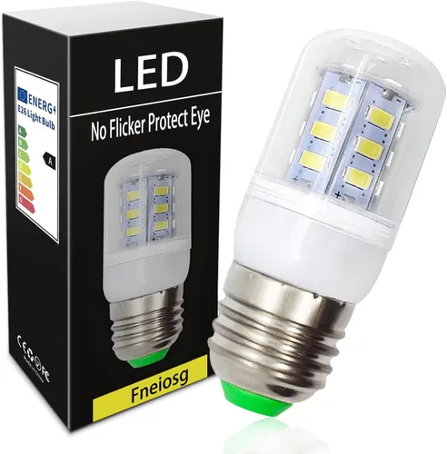 Vista 10 de Bombilla LED E26 para Refrigerador 3.5W, equivalente a 40W, blanco suave 3000K 500LM, vida útil de 25,000 horas, no regulable, ahorro de energía AC