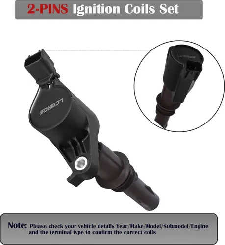 Vista 4 de Bobinas de encendido para Ford F150 F250 Expedition Lincoln Navigator 2008 2009 2010 2011 2012 2013 2014 paquetes de bobinas 4.6 5.4 V8 sustituye a