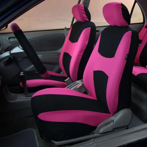 Vista 2 de FH Group FB030217 - Juego de fundas de asiento de tela ligera y transpirable, compatible con bolsa de aire y divisiones. Se adapta a la mayoría