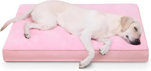 Vista 19 de NUPIDA - Cama para perro tipo jaula impermeable de lujo, camas para perros de felpa con funda extraíble lavable, antideslizante, colchón para dormir