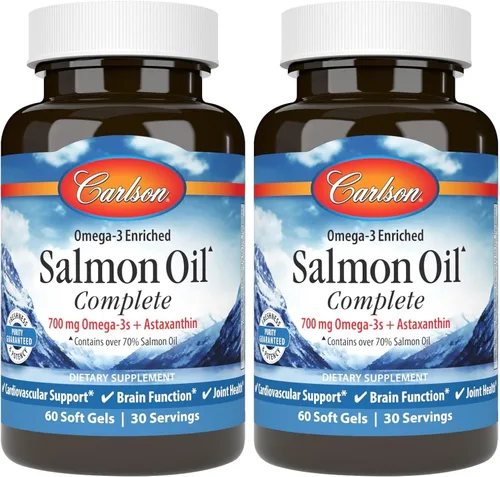 Vista 9 de Carlson Labs - Aceite de salmón en gel suave, 60