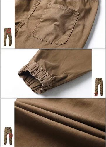 Vista 5 de Match Pantalones deportivos de tela de algodón para hombre