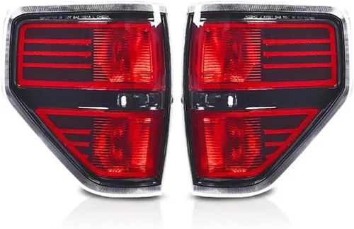 Vista 9 de PIT66 Luces Traseras Ensamble de Lámpara de Luz Trasera, Compatible con Ford F150 2009 2010 2011 2012 2013 2014, Ensamble Trasero de Pickup SVT, 1