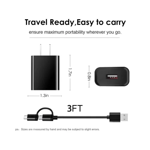 Vista 4 de Cable de carga rápida para licuadora portátil, compatible con linterna Nebo, linterna Streamlight, PopBabies, Supkitdin, licuadora portátil Aoozi