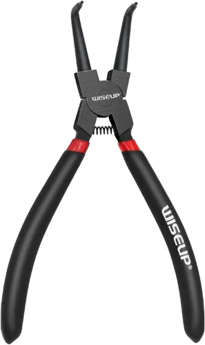 Vista 12 de WISEUP Juego de alicates de anillo a presión, 4 piezas de 7 pulgadas, kit de alicates de circlip interno/externo de 7 pulgadas, puntas de mandíbula