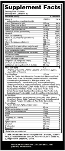 Vista 5 de Optimum Nutrition Opti-Men Suplemento diario de multivitaminas, 90