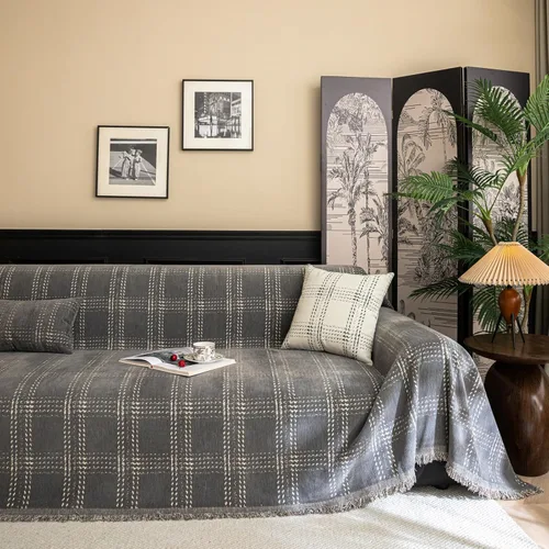 Vista 12 de HANDONTIME funda verde oscuro para sofá de jacquard, funda de pana para sofá verde, bonitas fundas de sofá lavables, fundas modernas de sofá para 3