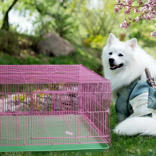 Vista 9 de ULTECHNOVO Sartén de repuesto para perros, jaula verde para accesorios para cajas de bandeja para orinal, hurón urinario, caca en S, jaulas