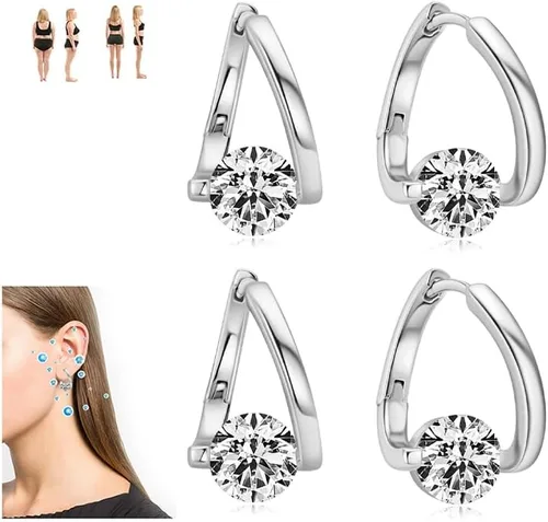 Aretes linfáticos para mujer on Prime Aretes de acupresión Yoopulse para terapia linfática Germanio Rioyaya Aretes de drenaje linfático Aretes