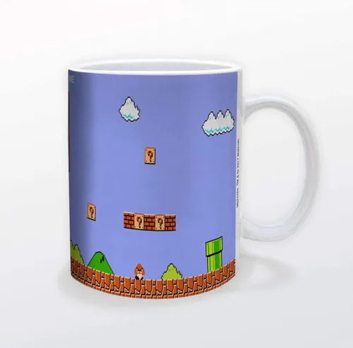 Vista 6 de Pyramid America Mario Mug Super Mario Retro Mug - Taza de cerámica de 11 onzas para café, cacao y bebidas de té, complemento perfecto para tu