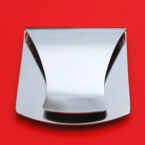 Vista 5 de US 1942 Walking Liberty Half Dollar Stainless Steel Large Money Clip NEW - Wide Design