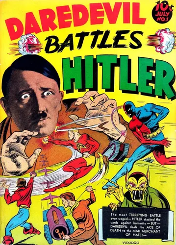 Daredevil Comics - Issue #1 (Golden Age Rare Vintage Comics Collection (With Zooming Panels))