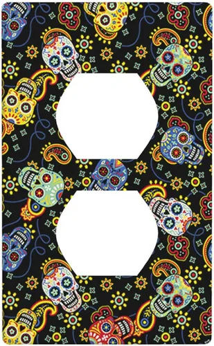 Vista 78 de Moslion Placa de pared basculante de mármol gris y marrón de 1 cuadrilla, arte de granito fluido, onda fluida, salida única, interruptor de luz