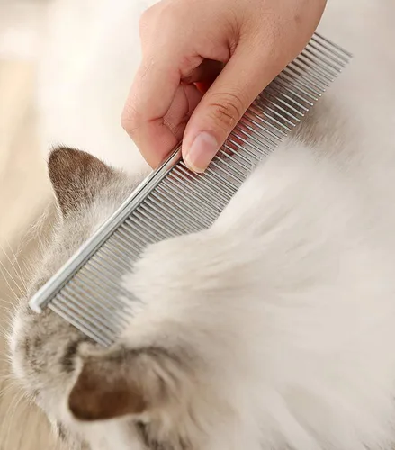 Vista 6 de Maxshop Tijeras de aseo para perros con puntas redondas de seguridad, kit de recortadora de titanio resistente para mascotas, tijeras