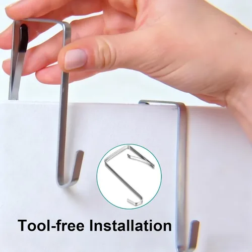 Vista 5 de Over the Door Shoe Organizer, 35 Pockets Behind the Door Storage, Hanging Shoe Organizer, Space Saving Hanging Storage Holder, Reusable Breathable