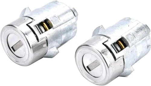 Vista 5 de Cilindro de cerradura del interruptor de encendido con par de cilindros de cerradura de puerta delantera compatible con Chevy Silverado Suburban GMC