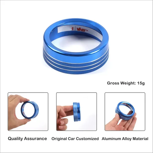 Vista 7 de Aunginsy 1 funda de anillo de botón para interruptor de palanca de cambios compatible con Ford Maverick 2022 2023 2024, de aluminio, para consola